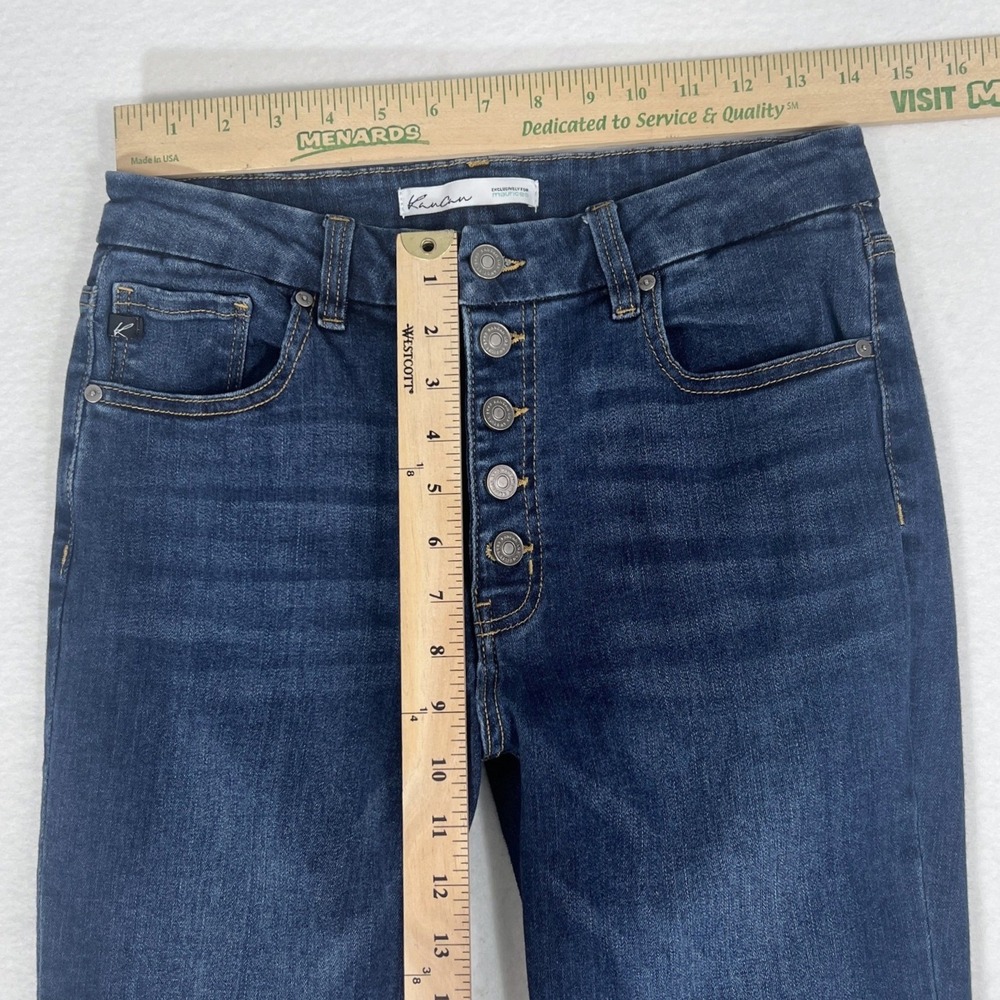 KANCAN Flare Jeans 28 6 High Rise KC7345TD Retro Cowgirl Concert Festival 90s - Picture 7 of 10